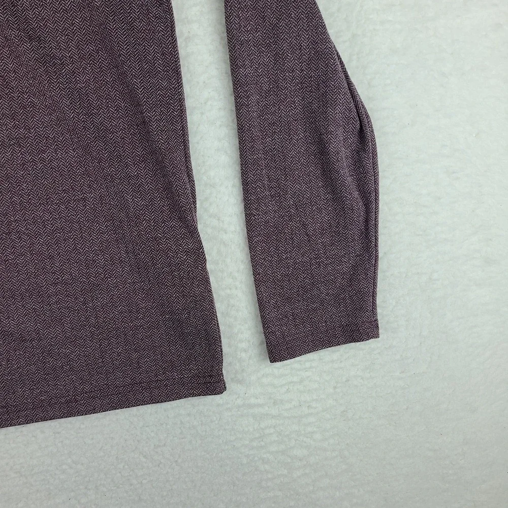 Under Armour Sweater Men Medium Purple Threadborne Loose‎ Heatgear Performance